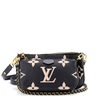 Louis Vuitton Multi Pochette Accessoires Bicolor Monogram Empreinte Giant
