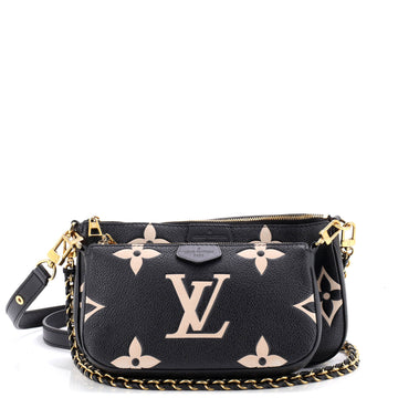 Louis Vuitton Multi Pochette Accessoires Bicolor Monogram Empreinte Giant