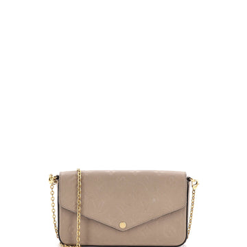 Louis Vuitton Felicie Pochette Monogram Empreinte Leather