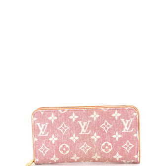Louis Vuitton Zippy Wallet Monogram Jacquard Denim