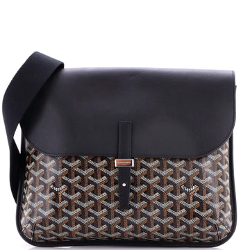 Goyard Coursier Messenger Bag Coated Canvas and Leather