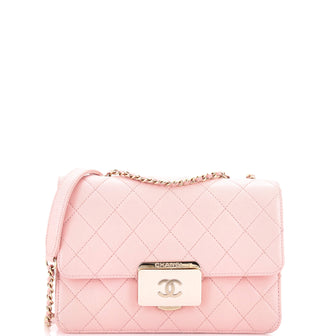 Chanel Beauty Lock Flap Bag Quilted Sheepskin Small
