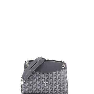 Goyard Structured Rouette Chain Shoulder Bag Coated Canvas Mini