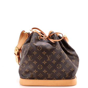 Louis Vuitton Noe Handbag Monogram Canvas Large