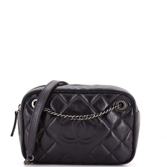 Chanel Ballerine Camera Case Bag Quilted Calfskin Small