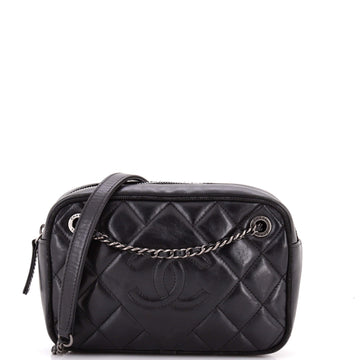 Chanel Ballerine Camera Case Bag Quilted Calfskin Small
