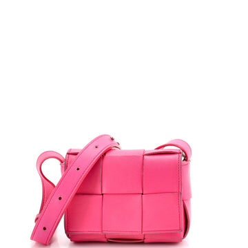 Bottega Veneta Cassette Crossbody Bag Maxi Intrecciato Leather Candy