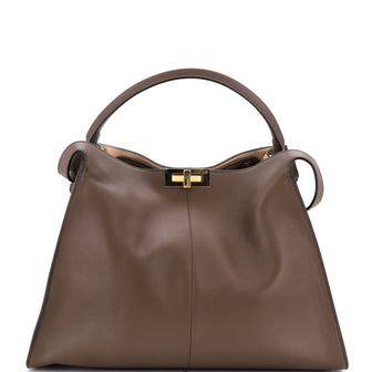 Fendi Peekaboo X-Lite Bag Leather Large