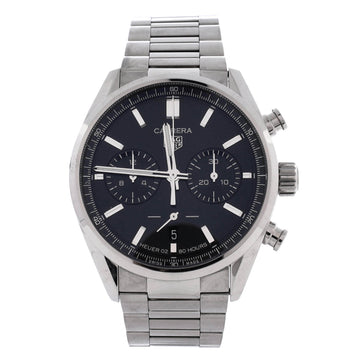 Tag Heuer Carrera Calibre Heuer 02 Chronograph Automatic Watch Stainless Steel 42