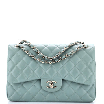 Chanel Classic Double Flap Bag Quilted Caviar Jumbo