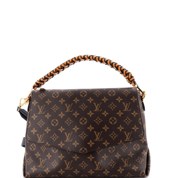 Louis Vuitton Braided Handle Beaubourg Handbag Monogram Canvas MM