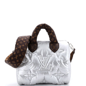 Louis Vuitton Speedy Bandouliere Bag Monogram Quilted Econyl Nylon 25