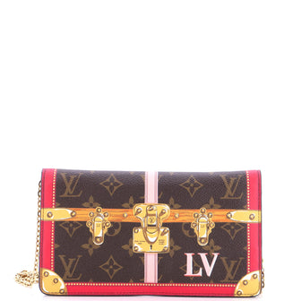 Louis Vuitton Weekend Pochette Limited Edition Summer Trunks Monogram Canvas