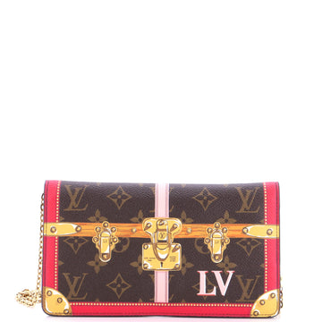 Louis Vuitton Weekend Pochette Limited Edition Summer Trunks Monogram Canvas