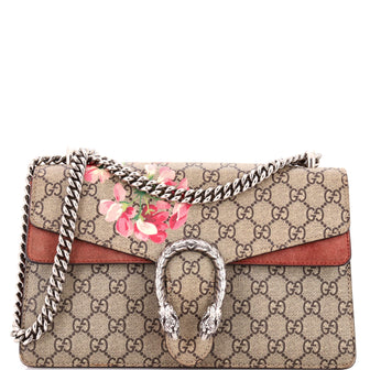 Gucci Dionysus Bag Blooms Print GG Coated Canvas Small