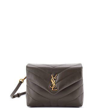 Saint Laurent Loulou Shoulder Bag Matelasse Chevron Leather Toy
