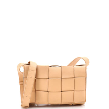Bottega Veneta Cassette Crossbody Bag Maxi Intrecciato Leather Small