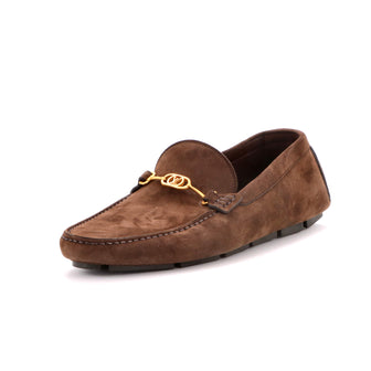 Louis Vuitton Men's LV Driver Moccasin Loafers Suede