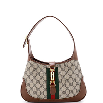 Gucci Jackie 1961 Hobo GG Coated Canvas Small