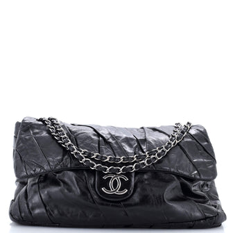 Chanel Twisted Flap Bag Glazed Calfskin Jumbo