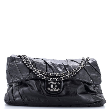 Chanel Twisted Flap Bag Glazed Calfskin Jumbo