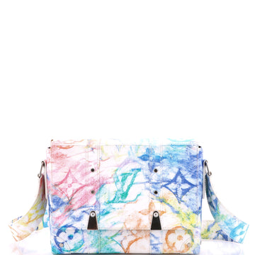 Louis Vuitton Trunk Messenger Bag Limited Edition Monogram Pastel Multicolor