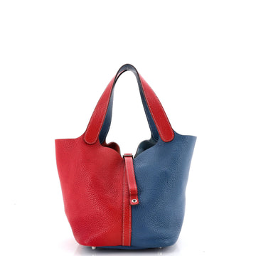 Hermes Picotin Lock Bag Bicolor Clemence MM