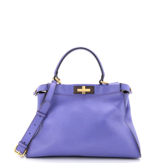 Fendi Peekaboo Bag Rigid Leather Regular