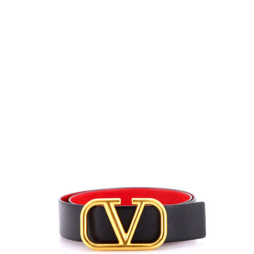 Valentino Garavani VLogo Belt Leather Wide