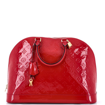 Louis Vuitton Alma Handbag Monogram Vernis GM