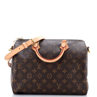 Louis Vuitton Speedy Bandouliere Bag Monogram Canvas 30
