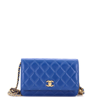 Chanel Pearl Crush Wallet on Chain Quilted Lambskin
