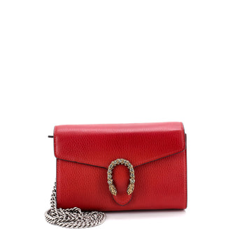 Gucci Dionysus Chain Wallet Leather with Embellished Detail Small