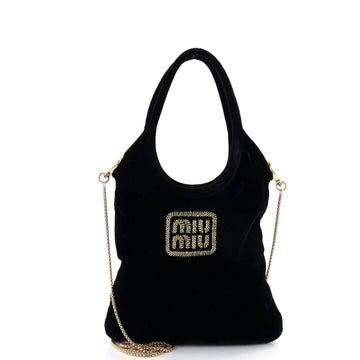 Miu Miu Ivy Hobo Bag Velvet Mini