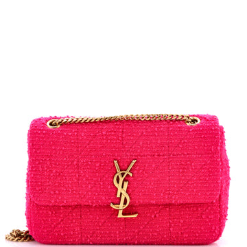 Saint Laurent Jamie Flap Bag Quilted Boucle Tweed Medium
