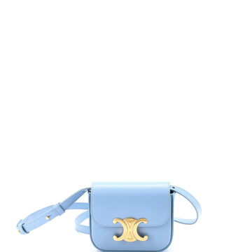Celine Claude Shoulder Bag Leather Mini