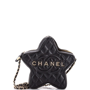 Chanel CC Walk of Fame Star Bag Quilted Lambskin
