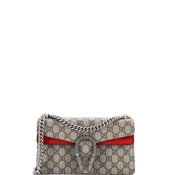 Gucci Dionysus Bag GG Coated Canvas with Crystal Embellished Metal Small