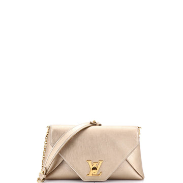 Louis Vuitton Love Note Chain Clutch Leather