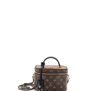 Louis Vuitton Vanity Handbag Reverse Monogram Canvas PM