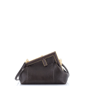 Fendi First Bag Python Small
