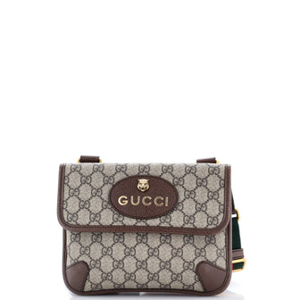 Gucci Neo Vintage Flap Messenger GG Coated Canvas Small