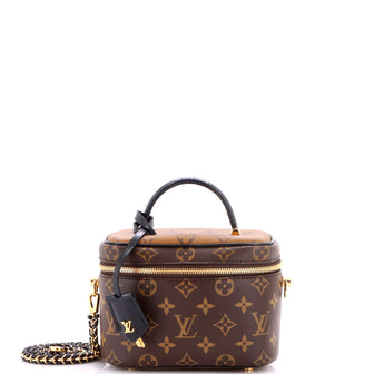 Louis Vuitton Vanity Handbag Reverse Monogram Canvas PM