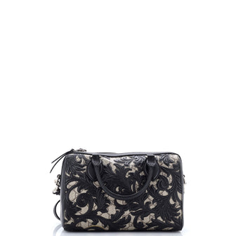 Gucci Convertible Boston Bag Arabesque GG Coated Canvas with Leather Small
