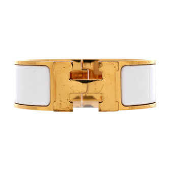 Hermes Clic H Bracelet Enamel Wide