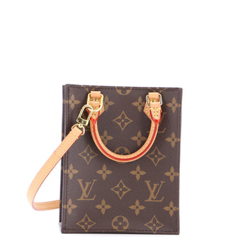 Louis Vuitton Petit Sac Plat Bag Monogram Canvas