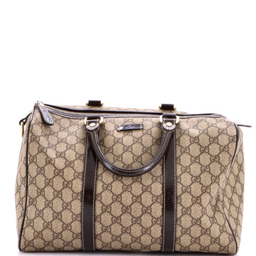 Gucci Joy Boston Bag GG Coated Canvas Large