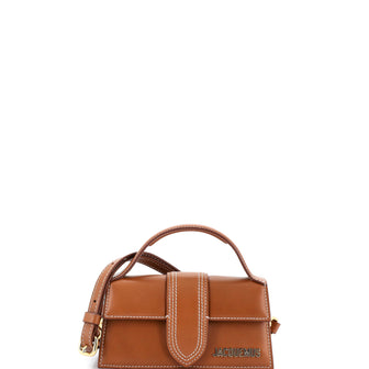Jacquemus Le Bambino Top Handle Flap Bag Leather