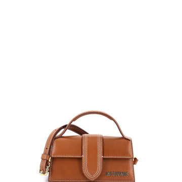 Jacquemus Le Bambino Top Handle Flap Bag Leather