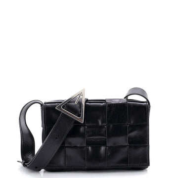 Bottega Veneta Cassette Crossbody Bag Maxi Intrecciato Leather Small